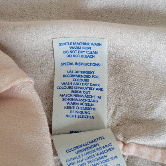 Boden Swim Cover Up Dress Embroidered Pink Viscose V Neck Tassel Women 4 - Picture 11 of 11